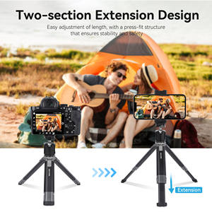 Mechrig portatile Mini treppiede Desktop 360 ° regolabile testa a sfera <span class=keywords><strong>porta</strong></span> cellulare e Kit doppia scarpa fredda - Product Image 6