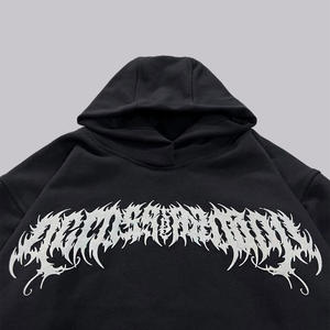 Sudadera con capucha personalizada de alta calidad polar diseño de gran tamaño logotipo propio Impresión digital moda mujer sudaderas con capucha de manga larga - Product Image 4