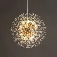 Lampe de restaurant créative de luxe, salle à manger, hôtel, salon, ampoules LED G9, lustre en cristal, suspension