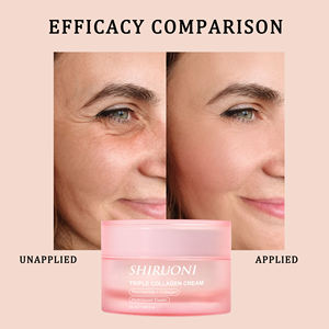 Crème réparatrice triple collagène <span class=keywords><strong>bio</strong></span> vegan OEM ODM pour peau sèche du visage, hydratation intense, resserrement des rides, hydratant pour le visage - Product Image 4