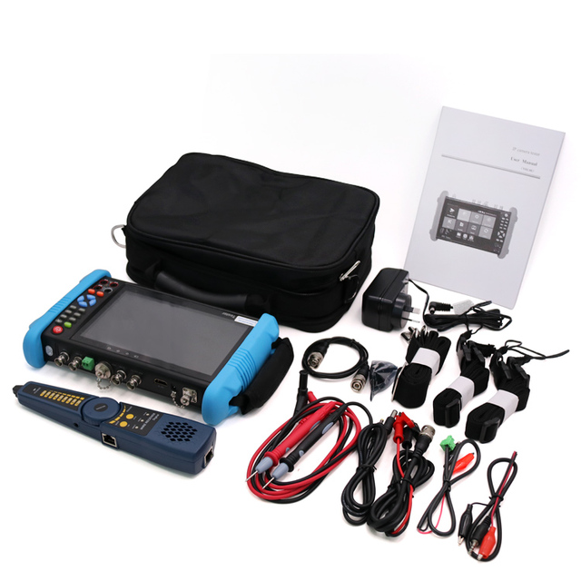 All One 1080P Multi-Function IPC CCTV TVI CVI AHD IP Camera Tester with Monitor 4K CCTV Tester