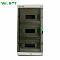 SELHOT HA-36 MCB disjoncteur module 36 voies iP65 extérieur étanche en plastique boîte de distribution d'énergie solaire