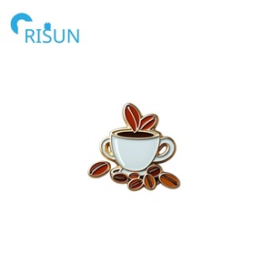 Usine métal personnalisé mignon grains de <span class=keywords><strong>café</strong></span> Badge tasse <span class=keywords><strong>à</strong></span> <span class=keywords><strong>café</strong></span> broche Barista <span class=keywords><strong>café</strong></span> <span class=keywords><strong>café</strong></span> outils Machines bouilloire sac émail épinglettes - Product Image 2