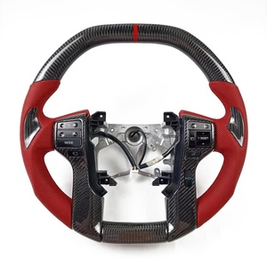 Volante de Fibra de Carbono Personalizado para Toyota 86 <span class=keywords><strong>Subaru</strong></span> BRZ <span class=keywords><strong>Impreza</strong></span>, con Cuero, Gamuza, LED y RPM - Product Image 3