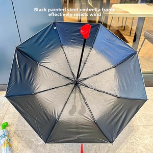 <span class=keywords><strong>Parapluie</strong></span> pliant pour enfants anti-UV, motif personnalisable à peindre soi-même, trois plis, idéal pour les voyages, vente en gros usine - Product Image 2