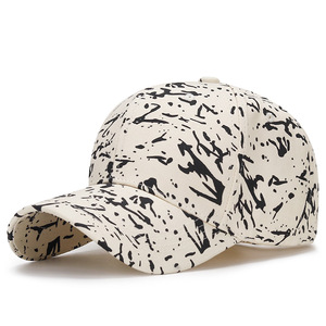 Vente en gros Best-seller Casquette minimaliste à bec de canard multicolore Graffiti Casquette de baseball style design personnalisé - Product Image 3