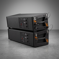 Système de sonorisation Line Array LA04P, enceinte Line Array 2*4 pouces avec woofer néodyme et tweeter, 60W RMS, enceinte en bois, mini système Line Array pour événements religieux