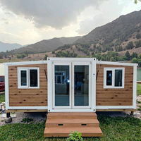 Sinoy Maison moderne à roulottes extensible Maison de luxe modulaire en conteneur pliable Camping Appartement préfabriqué avec salle de bain Cuisine