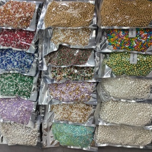 <span class=keywords><strong>Sucre</strong></span> en paillettes (forme solide) en gros d'usine, 1 kg, pour la décoration de cupcakes et de gâteaux, emballage en sachet - Product Image 2