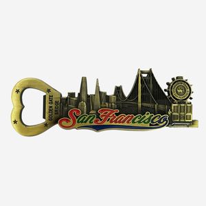 San Francisco Tourism <b>Memorial</b> Building Scenic Magnet with Bottle Opener, San Francisco, USA - Product Image 5