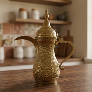Collectable Handcrafted Metal Teapot Best Price Home Decor Luxury Tea <b>Pot</b> <b>Set</b> Handmade Flower Design Trendy Kettle - Product Image 2