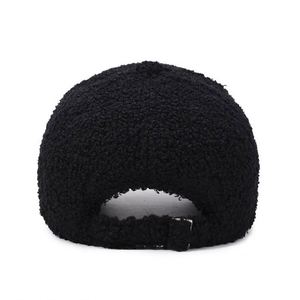Wholesale Custom Embroidery Logo Winter Cozy Plush Warm Fluffy Hats New Trendy Furry <b>Baseball</b> <b>Cap</b> for <b>Women</b> - Product Image 3