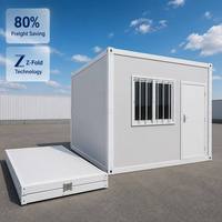 Maison conteneur préfabriquée modulaire, écologique, OEM ODM, type Z, pliable, installation rapide, étanche, combinaison libre