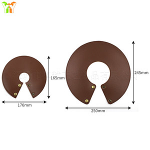 Japanese and Korean style outdoor camping PU leather lampshade tent <b>spotlight</b> street light rainproof lamp cover home atmosphere - Product Image 5