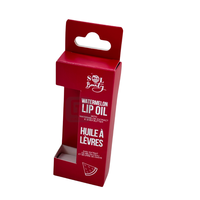 Logo couleur de luxe personnalisé boîte en papier pliable petite carte de couleur emballage de produit de rouge à lèvres boîtes d'emballage en carton pour cosmétiques