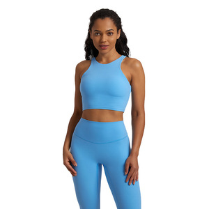 Nuovo bellissimo reggiseno sportivo da donna taglie forti da corsa antiurto gilet da Yoga Sexy Crop Top per il Fitness elasticizzato a quattro vie - Product Image 1