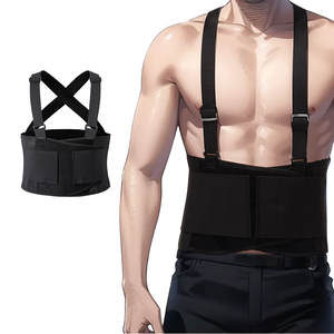 Cinturón de Soporte Lumbar de Neopreno con Correas Ajustables y Protección Avanzada para Alivio del Dolor de Espalda y Recuperación de Lesiones - Product Image 1