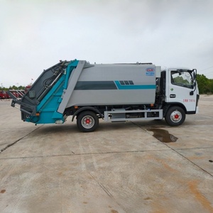 Camion compacteur à ordures Dongfeng, diesel Euro 2, entièrement hermétique, camion collecteur de déchets - Product Image 5