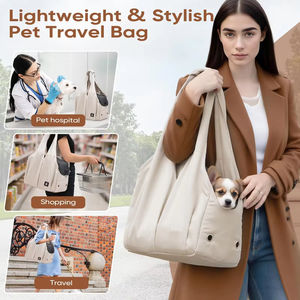 Sac de transport pour animaux de compagnie approuvé par les compagnies aériennes, souple et respirant, avec filet, pour voyages et activités de plein air - Product Image 5