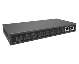Commutateur réseau de sécurité Gigabit tout optique 8 ports optiques SFP 1000M + 2 ports RJ45 Ethernet 1000M - Product Image 3