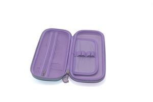 Étui de rangement EVA personnalisé avec logo, résistant aux chocs et aux odeurs, sac de voyage résistant à l'usure avec fermeture éclair en nylon et PU - Product Image 2
