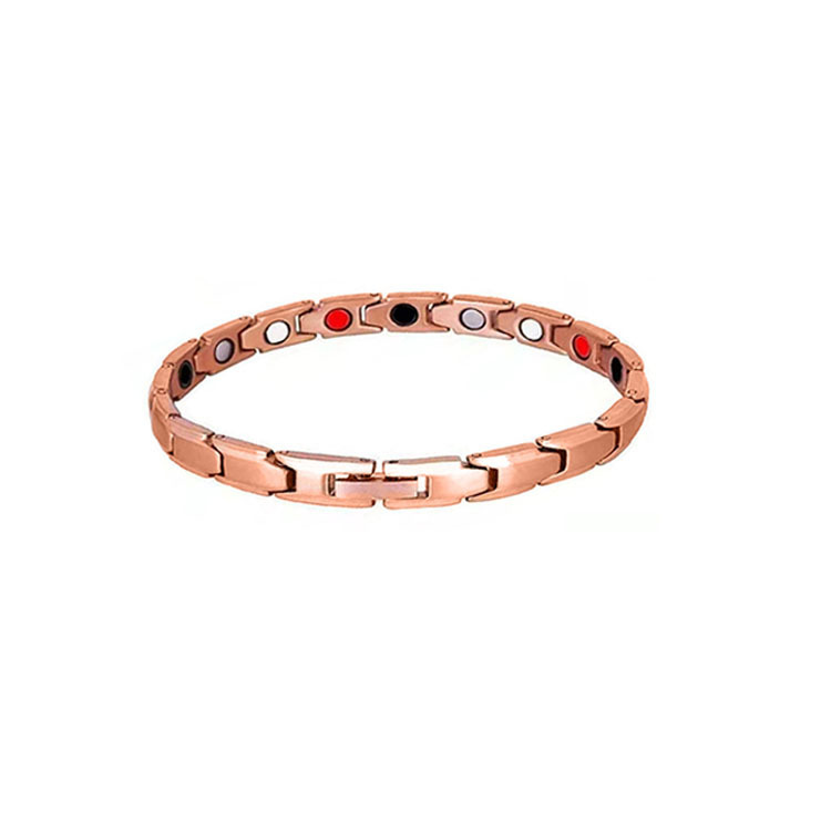 2 Thermochromic Armbänder – Verstellbar, Farbwechsel Je Nach Temperatur, Handgewebt (bunt & Rosa)