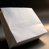 Sacs en papier d'art populaires pour boutiques, sacs cadeaux personnalisés