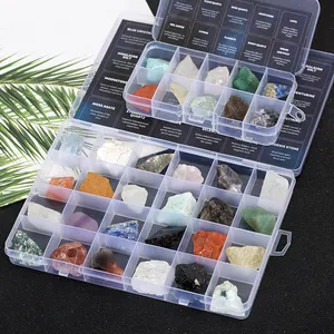 Wholesale Natural Crystals Healing Stones Raw Stone Mineral Specimen Boxes For Collectibles