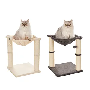 Cat Tower With Hammock And Scratching Posts For Indoor Cats Cat Tree Tower