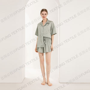 FUNG 6035 Set pigiama in seta abbigliamento da notte per signora vestiti per la casa per donna - Product Image 5