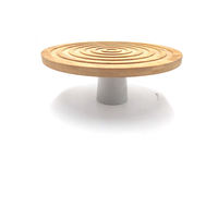 Table Alimentaire En Gros Restaurant Bandeja De Madera Grand Plateau De Service En Bois Rotatif, Plateau De Service En Bois