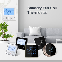 Thermostat intelligent sans fil Bandary Honeywell HVAC FCU pour ventilo-convecteur, avec écran LCD, compatible Tuya, contrôleur de température 24V