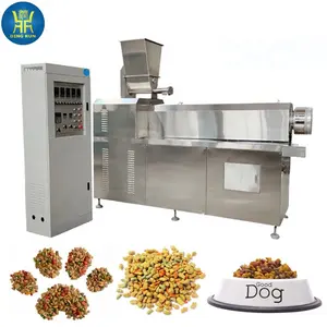 Pet Food Processing Extruder Extrusion Automatic Wet Process Cat Dog Food Production Line Plant Making Machine Manufacturing