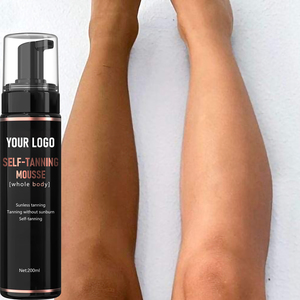 OEM/ODM <span class=keywords><strong>mousse</strong></span> <span class=keywords><strong>autobronzante</strong></span> personnalisable en bronze naturel biologique lotion de protection contre les coups de soleil pour tout le <span class=keywords><strong>corps</strong></span> <span class=keywords><strong>mousse</strong></span> de bronzage sans soleil foncé - Product Image 4