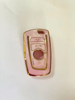 Casing Kunci Mobil TPU Lembut Anti Air Modifikasi Silikon Mewah 2 Tombol Mazda Fob Cover Universal