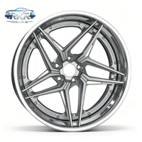 Roues RKR Prix de Gros 5x114.3 24 Pouces Traitées Thermiquement Design Maille Grise Métallique Jante Renforcée Quad pour Améliorer la Traction Vente Directe Usine