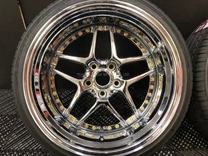 SW Chrome 2 piezas 18x9,5 5x5x120 112 5x114,3 Deep Dish JDM Rueda de aleación forjada para Nissan Lexus Silvia <span class=keywords><strong>Supra</strong></span> GTR BMW <span class=keywords><strong>Lamborghini</strong></span> - Product Image 4