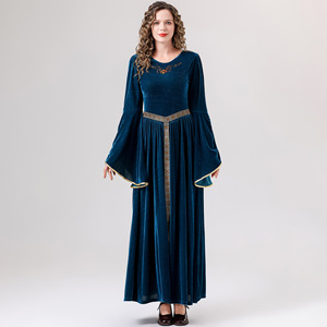 Disfraz de Halloween, Estilo Europeo Medieval Renacentista, Disfraz de Reina del Palacio, Cosplay, Actuación, Princesa, Fiesta, Vestido de <span class=keywords><strong>Drama</strong></span> - Product Image 5