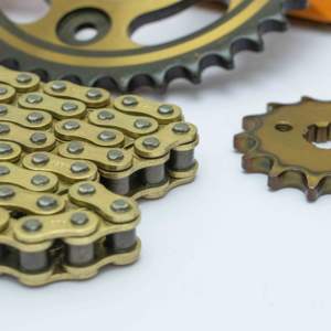 <span class=keywords><strong>Kit</strong></span> d'engrenages et de chaînes de transmission de moto Durable Performance 428H avec pignons à rouleaux pour 150cc - Product Image 4