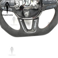 Volant de voiture sport personnalisé Memalonania en cuir suédé et fibre de carbone modifiée universelle pour Dodge Dart