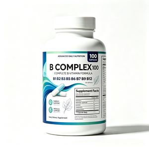 En Stock: <span class=keywords><strong>B</strong></span>-Complex Plus, 100 <span class=keywords><strong>C</strong></span>ápsulas, Suplemento de Vitaminas <span class=keywords><strong>B</strong></span> para Apoyar los Niveles de Energía y el Sistema Nervioso* - Product Image 1
