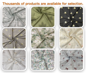 Vestido largo de mezclilla con tela brocada de cuerda bordada con cuentas tejidas, de moda, de lujo ligero, con estampado floral, accesorios <span class=keywords><strong>para</strong></span> niñas medianas - Product Image 6