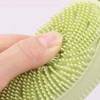 Distributeur de silicone portable 100ml Kit de voyage Bouteille cosmétique rechargeable avec pinceaux Essentials pour l'utilisation du shampooing en déplacement