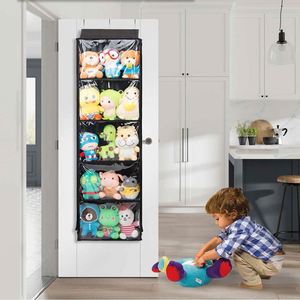 Sacs de rangement carrés personnalisés, pliables, en PVC, pour jouets d'enfants, organisateurs suspendus pour le salon - Product Image 2