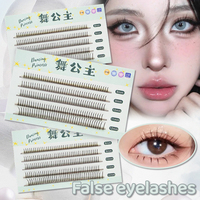 Extensions de cils en grappe 3D faites à la main, 5 rangées, 0,07 mm, éventails individuels, faux cils en grappe, vente en gros