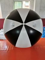 BeiLe personnalisé gonflable noir et blanc balle costume pvc plage ballon vêtements