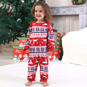 Bijpassende outfits voor het hele gezin Bijpassende slaapsets voor het gezin Vakantiefeestjes Ademende, comfortabele kerstpyjama's voor het hele gezin - Product Image 5