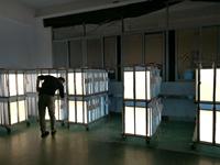 Panneau lumineux LED Fineline 675x675 pour marché français