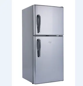 Refrigerador solar de alta qualidade com alimentação DC 12V/24V refrigerador portátil de 118 litros para uso doméstico