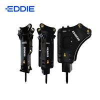 EDDIE80 Nouveaux marteaux hydrauliques pour chargeuses-pelleteuses de 6 à 9 tonnes